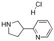 2-(PYRROLIDIN-3-YL)PYRIDINE HCL Struktur