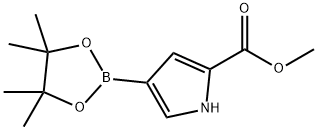 Methyl 4-(4,4,5,5-tetraMethyl-1,3,2-dioxaborolan-2-yl)-1H-pyrrole-2-carboxylate Struktur