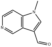 1H-Pyrrolo[3,2-c]pyridine-3-carboxaldehyde, 1-methyl- (9CI) Struktur