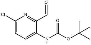 CarbaMic acid, N-(6-chloro-2-forMyl-3-pyridinyl)-, 1,1-diMethylethyl ester Struktur