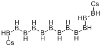 CESIUM DODECAHYDRODODECABORATE Struktur