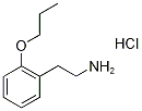 [2-(2-Propoxyphenyl)ethyl]amine hydrochloride Struktur