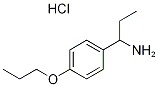 [1-(4-Propoxyphenyl)propyl]amine hydrochloride Struktur