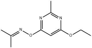 2-Propanone,O-(6-ethoxy-2-methyl-4-pyrimidinyl)oxime(9CI) Struktur