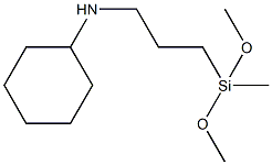 3-(N-CYCLOHEXYLAMINO)PROPYLMETHYLDIMETHOXYSILANE Struktur