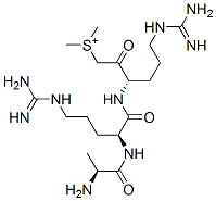 alanyl-arginyl-arginylmethyldimethylsulfonium Struktur