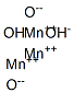 manganese hydroxide oxide Struktur