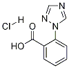 2-(1H-1,2,4-Triazol-1-yl)benzoic acid hydrochloride Struktur