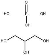 1,2,3-Propanetriol, phosphate Struktur