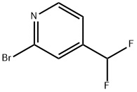 2-Bromo-4-(difluoromethyl)pyridine Struktur