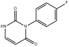 3-(4-Fluorophenyl)pyrimidine-2,4(1H,3H)-dione Struktur