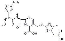 δ-2-CefodiziMe (2 :1 Mixture) Struktur