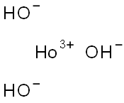 holmium trihydroxide Struktur