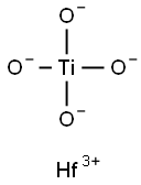 HAFNIUM TITANATE Struktur