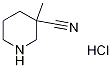 3-Methylpiperidine-3-carbonitrile hydrochloride Struktur