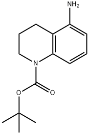 tert-butyl 5-aMino-3,4-dihydroquinoline-1(2H)-carboxylate Struktur