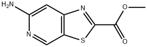 Thiazolo[5,4-c]pyridine-2-carboxylic acid, 6-aMino-, Methyl ester Struktur