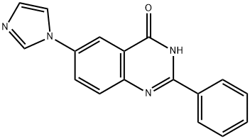 6-(1H-iMidazol-1-yl)-2-phenylquinazolin-4(3H)-one Struktur