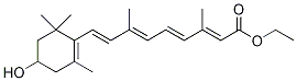 rac all-trans 3-Hydroxy Retinoic Acid Ethyl Ester Struktur