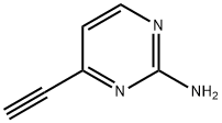 2-アミノ-4-エチニルピリミジン 化學(xué)構(gòu)造式