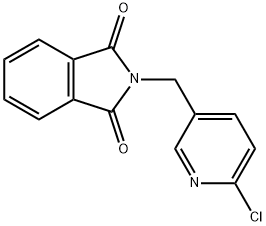 2-[(6-Chloropyridin-3-yl)Methyl]isoindole-1,3-dione Struktur