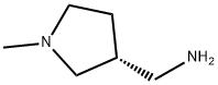 [(3R)-1-methylpyrrolidin-3-yl]methanamine Struktur