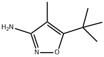 3-Isoxazolamine,5-(1,1-dimethylethyl)-4-methyl-(9CI) Struktur