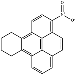 3-Nitro-9,10,11,12-tetrahydrobenzo(e)pyrene Struktur