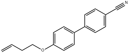 4`-But-3-enyloxy-biphenyl-4-carbonitrile Struktur