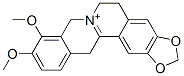 9,10-Dimethoxy-5,6,8,13-tetrahydrobenzo[g][1,3]benzodioxolo[5,6-a]quinolizinium Struktur