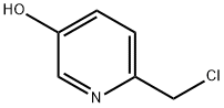 3-Pyridinol,6-(chloromethyl)-(9CI) Struktur