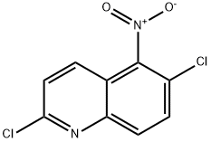 2,6-Dichloro-5-nitroquinoline Struktur