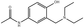 N-(3-(DIETHYLAMINO)METHYL)-4-HYDROXYPHENYLACETAMIDE Struktur