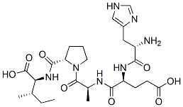 histidyl-glutamyl-alanyl-prolyl-isoleucine Struktur