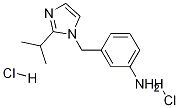 {3-[(2-isopropyl-1H-imidazol-1-yl)methyl]phenyl}amine dihydrochloride Struktur