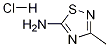 3-Methyl-1,2,4-thiadiazol-5-amine hydrochloride Struktur