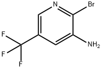 2-Bromo-5-(trifluoromethyl)-3-pyridinamine Structure