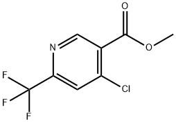 Methyl 4-chloro-6-(trifluoroMethyl)nicotinate Struktur