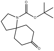 tert-Butyl 8-oxo-1-azaspiro[4.5]decane-1-carboxylate Struktur