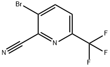 3-溴-2-氰基-6-三氟甲基吡啶, 1211583-96-8, 結(jié)構(gòu)式