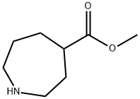 1H-Azepine-4-carboxylic acid, hexahydro-, methyl ester Struktur