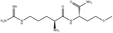 H-ARG-MET-NH2 ACETATE SALT Struktur