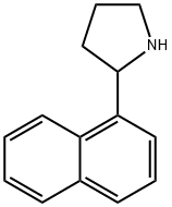 2-(Naphthalen-1-yl)pyrrolidine Struktur