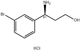 (S)-3-aMino-3-(3-broMophenyl)propan-1-ol HCL Struktur