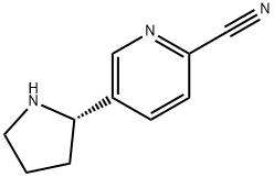 (S)-5-(Pyrrolidin-2-yl)pyridine-2-carbonitrile Struktur