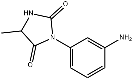 3-(3-aminophenyl)-5-methylimidazolidine-2,4-dione(SALTDATA: FREE) Struktur