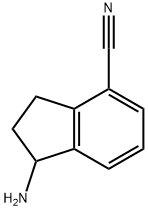 1H-Indene-4-carbonitrile, 1-aMino-2,3-dihydro- Struktur