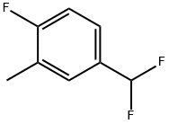 4-(Difluoromethyl)-1-fluoro-2-methylbenzene Struktur