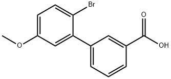 2-BroMo-5-Methoxybiphenyl-3-carboxylic acid Struktur