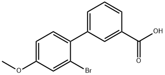 2-BroMo-4-Methoxybiphenyl-3-carboxylic acid Struktur